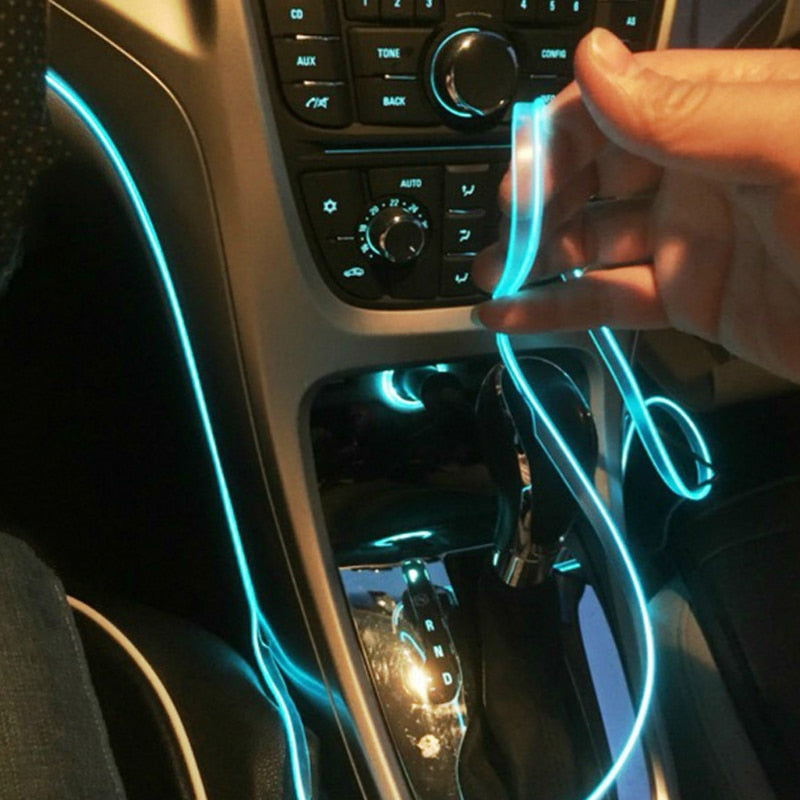 LED USB osvětlení do automobilu