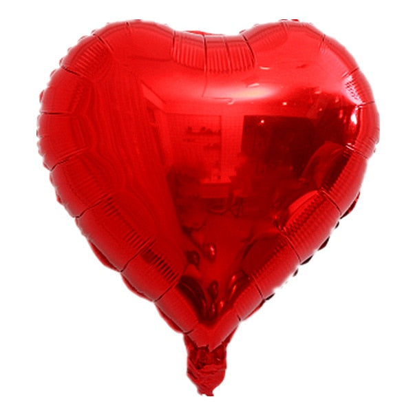 Balení balónků ve tvaru srdce