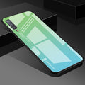 Zadní ochranné tvrzené sklo pro Samsung fialovo-modrá
