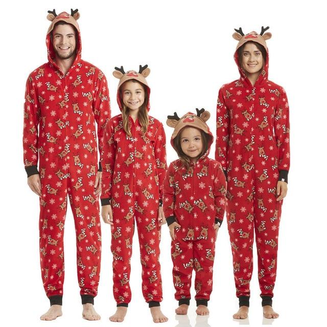 Rodinný set vánočních pyžam
