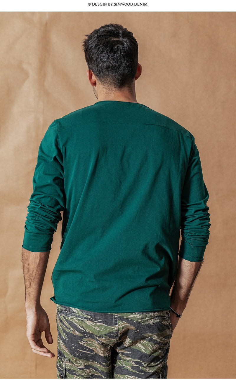 Texturované triko s dlouhým rukávem