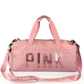 Sportovní dámská taška pink flitry