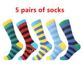 Pět párů veselých pánských ponožek