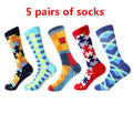 Pět párů veselých pánských ponožek