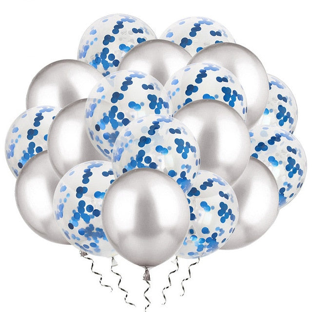Sada 20 ks balónků s konfetami