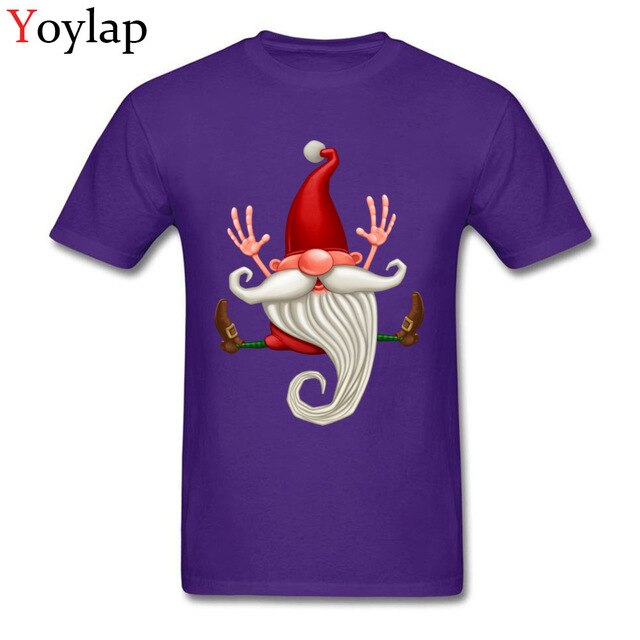Vánoční pánské tričko skákající Santa