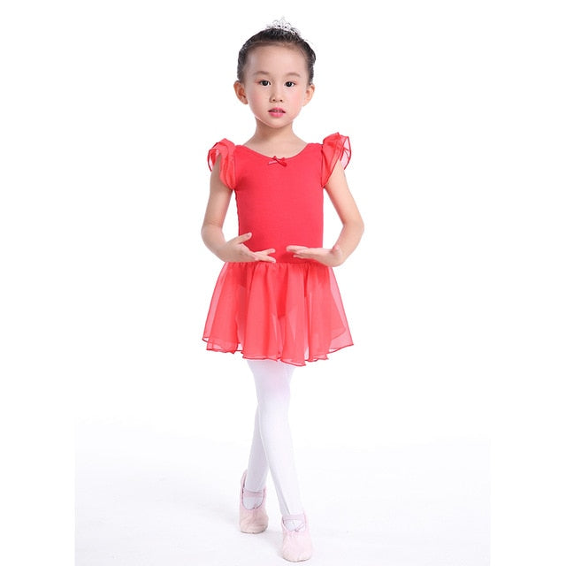 Dívčí baletní šaty s tutu sukénkou