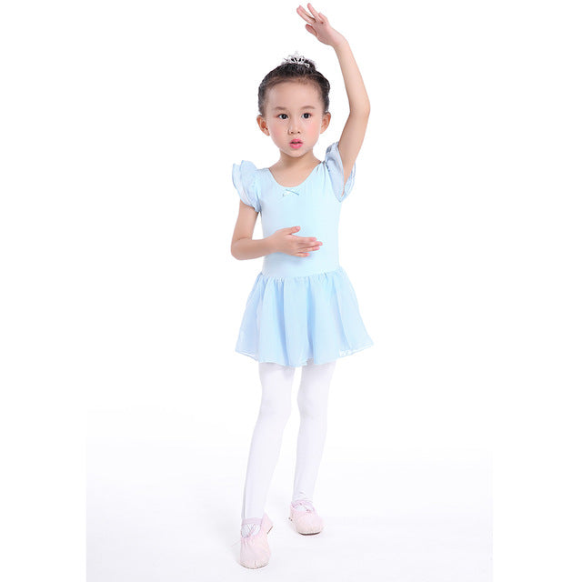 Dívčí baletní šaty s tutu sukénkou